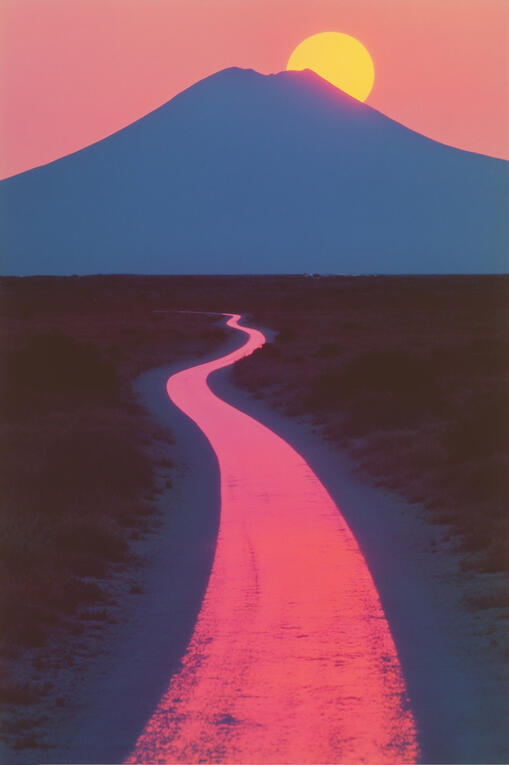Path through landscape symbolizing long-term technical roadmap